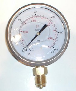 MANOMETER 600BAR