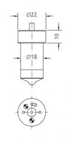 Nozzle DAIHATSU PS-26.D NP-DLF130TB328N17