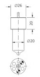 KHD DEUTZ BVM 628 Nozzle