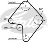 Timing belt GATES 5355xs FORD KIA MAZDA SUZUKI