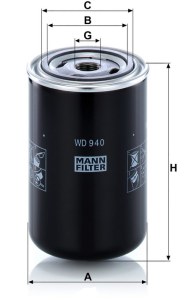 HYDRAULIC FILTER WD940