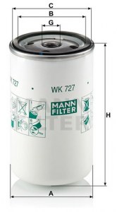 MANN FILTER RVI MACK WK727