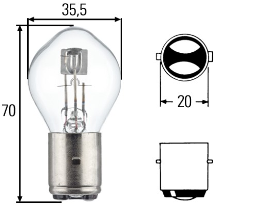 Ampoule philips S2 12V autodiesel13