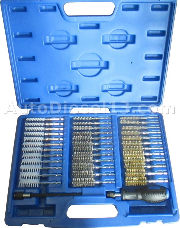 Coffret de brosses de nettoyage puit d'injecteur - INTFRADIS