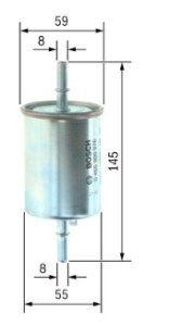 F5976 FILTRE ESSENCE DEAWOO