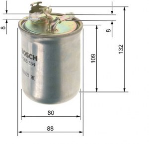 N6334 FILTRE DIESEL VAG