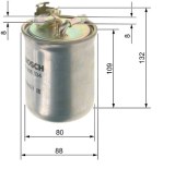 N6334 FILTRE DIESEL VAG