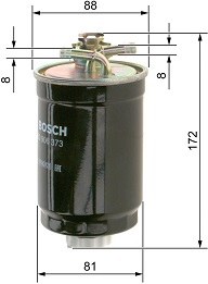 N6373 FILTRE DIESEL VAG