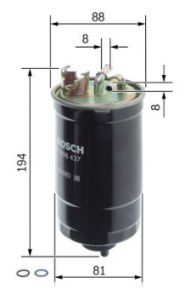 N6437 FILTRE DIESEL VAG