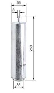 N6457 FILTRE DIESEL BMW