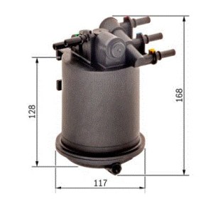 N6461 FILTRE DIESEL RENAULT