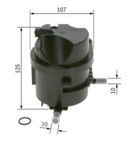 N7007 FILTRE DIESEL PSA