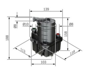 N7015 FILTRE DIESEL RENAULT