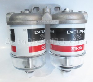 Double filtre à gasoil Complet diam. 14mm