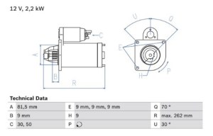 DEMARREUR ECHANGE STANDARD FIAT