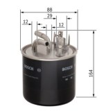 N0509 FILTRE DIESEL VAG