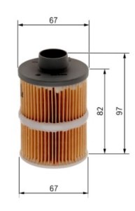 N0001 FILTRE DIESEL PSA