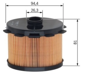 N1703 FILTRE DIESEL PEUGEOT