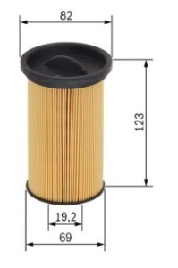 N1708 FILTRE DIESEL BMW