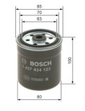 N4123 FILTRE DIESEL MB