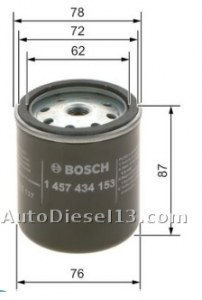 N4153 FILTRE DIESEL MERCEDES