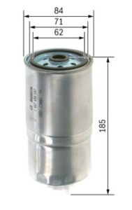 N4187 FILTRE DIESEL BMW