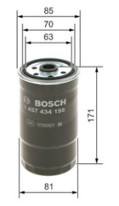 N4198 FILTRE DIESEL HYUNDAI