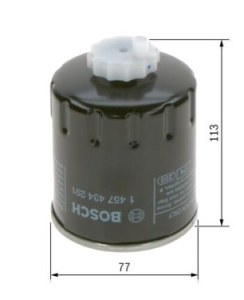 N4291 FILTRE DIESEL RENAULT