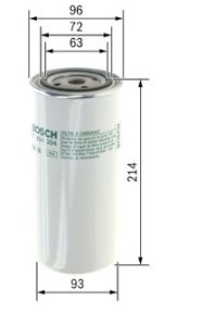 N4294 FILTRE DIESEL PL VOLVO