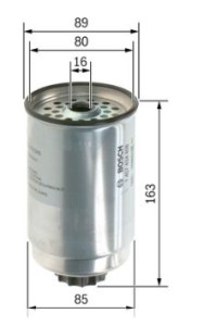 N4408 FILTRE DIESEL FORD