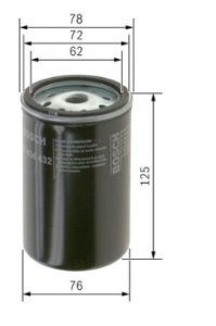 N4432 FILTRE DIESEL PL IVECO