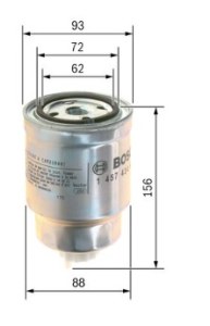 N4439 FILTRE DIESEL NISSAN