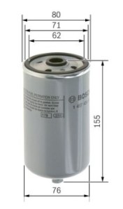 N4447 FILTRE DIESEL PL MAN