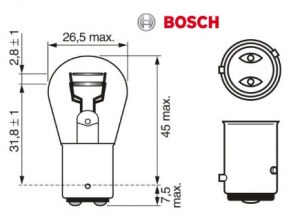 LPE BTE P21/4W PURE LIGHT 12V