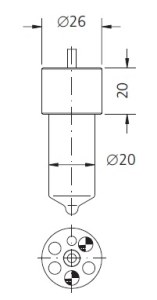 Nez d'injecteur KHD DEUTZ BVM 628