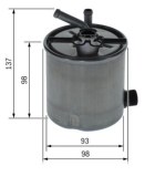 N2059 FILTRE DIESEL NISSAN
