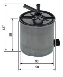 N2059 FILTRE DIESEL NISSAN