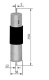 N2068 FILTRE DIESEL AUDI