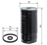 N2071 FILTRE DIESEL PL RENAULT