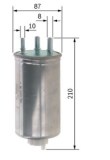 N2075 FILTRE DIESEL DACIA