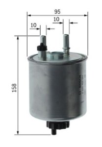 N2082 FILTRE DIESEL RENAULT