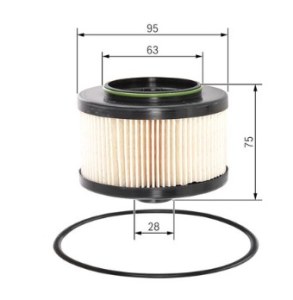 N2083 FILTRE DIESEL CHRYSLER