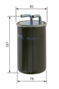 N2086 FILTRE DIESEL MITSUBISHI