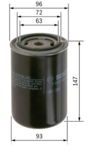 N2087 FILTRE DIESEL IVECO
