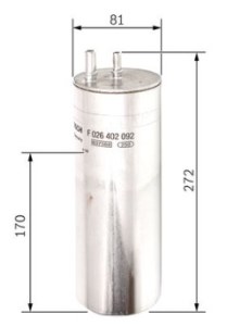 N2092 FILTRE DIESEL VUL VW