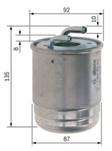 N2104 FILTRE DIESEL MB