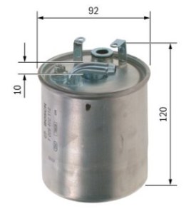 N2112 FILTRE DIESEL JEEP
