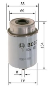 N2119 FILTRE DIESEL LAND ROVER