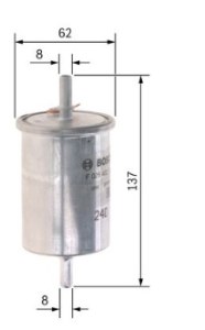 N2124 FILTRE DIESEL SMART