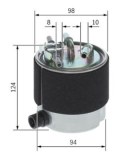 N2125 FILTRE DIESEL NISSAN
